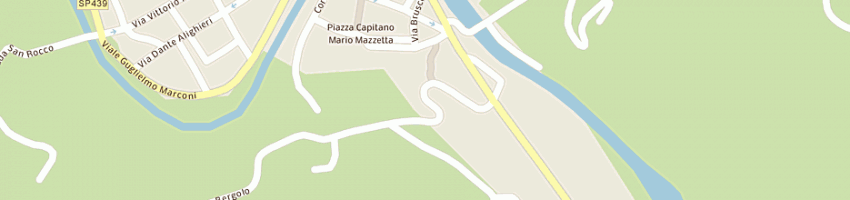 Mappa della impresa rossello cav bernardino e c (snc) a CORTEMILIA