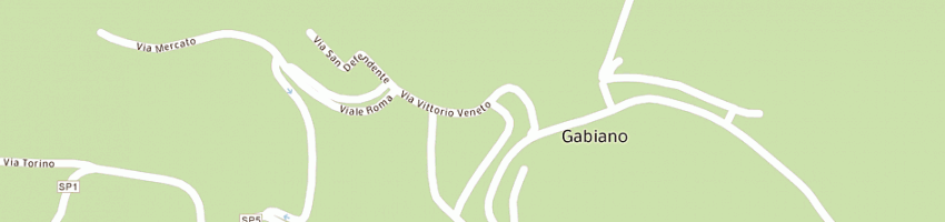 Mappa della impresa carabinieri a GABIANO
