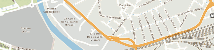 Mappa della impresa edileuro di girola sergio e c sas a ASTI