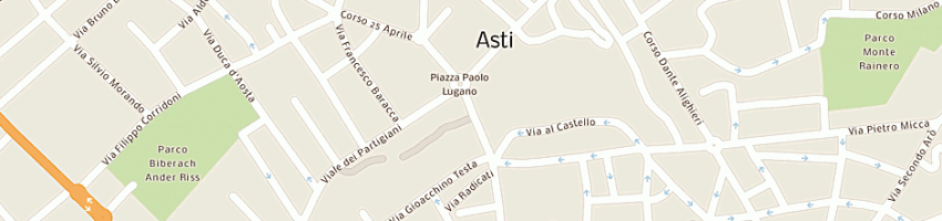 Mappa della impresa scuole pubbliche istituti statale d'arte a ASTI