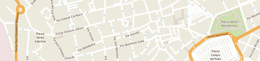 Mappa della impresa ivana calzature di rossi ivana a ASTI