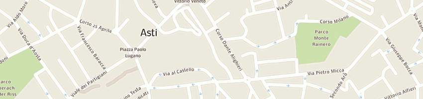 Mappa della impresa garage vittoria di cuce' dario a ASTI