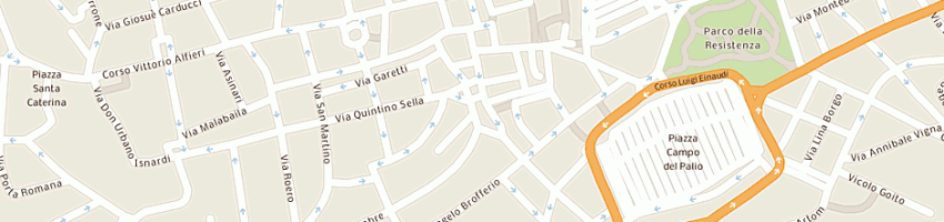 Mappa della impresa hermes sas di silvano fossa e c a ASTI