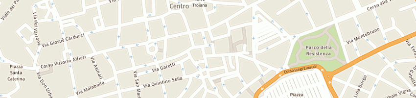 Mappa della impresa olivero di olivero ragfernando e c (sas) a ASTI