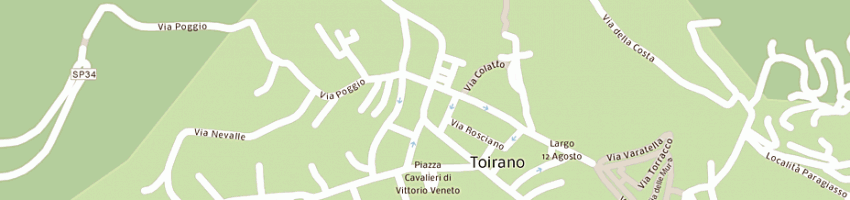 Mappa della impresa la strega snc di p ferraris e c a TOIRANO