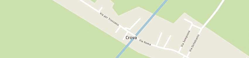 Mappa della impresa graglia geom giorgio e c snc a CROVA
