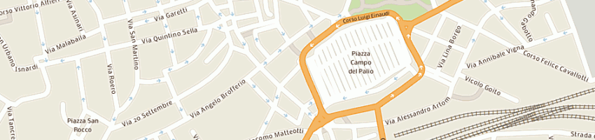 Mappa della impresa ottica bella (snc) a ASTI