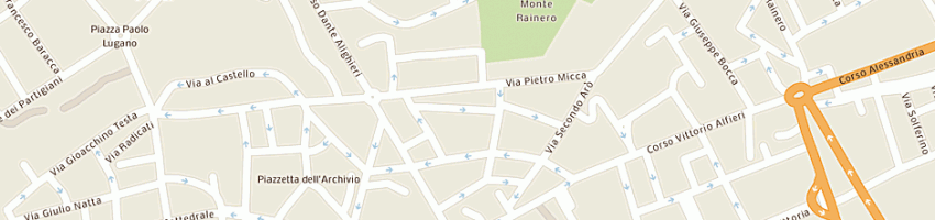 Mappa della impresa scuola di danza  annie di maranzana sorelle sdf a ASTI