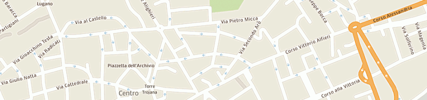 Mappa della impresa ra - srl a ASTI