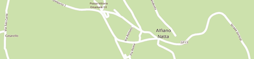 Mappa della impresa debandi flora a ALFIANO NATTA