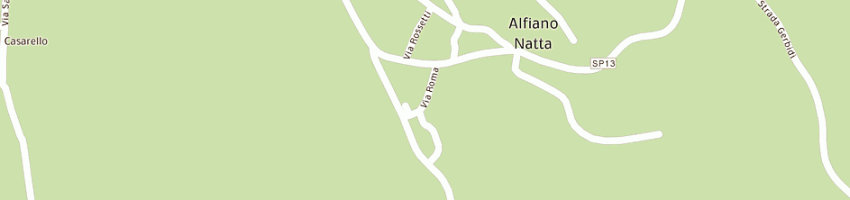Mappa della impresa poste italiane a ALFIANO NATTA