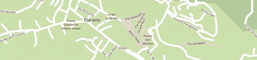 Mappa della impresa museo etnografico comunale a TOIRANO