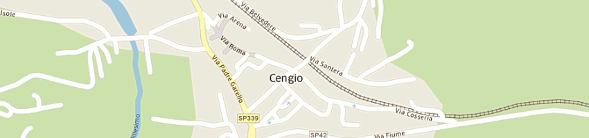 Mappa della impresa zenoni danilo a CENGIO