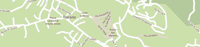 Mappa della impresa il portico sas di prette irene e c a TOIRANO