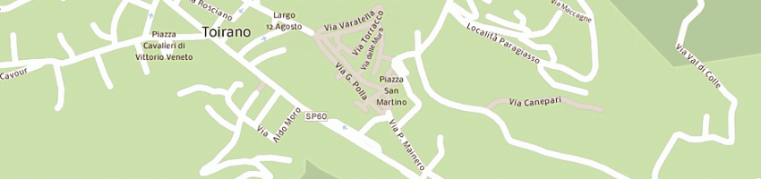 Mappa della impresa bralla vittorio a TOIRANO