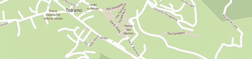 Mappa della impresa parrocchia san martino a TOIRANO