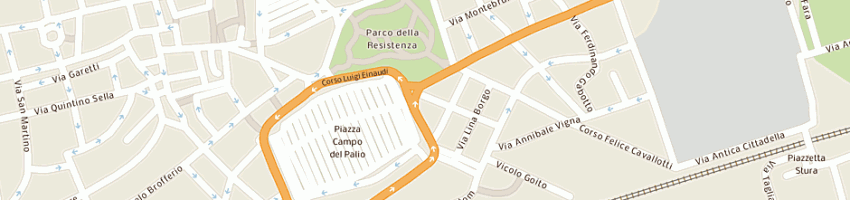 Mappa della impresa point cafe' di sorcinelli marco e c snc a ASTI
