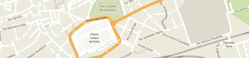 Mappa della impresa bar astra a ASTI