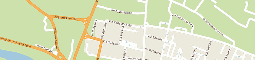 Mappa della impresa secco carni snc a ALBENGA