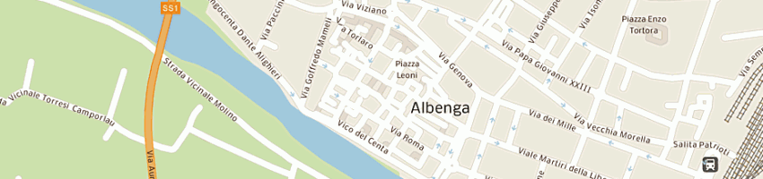 Mappa della impresa cantieri navali vadino albenga (spa) a ALBENGA