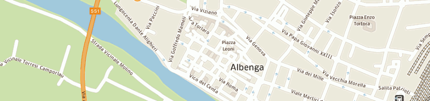 Mappa della impresa peter pan a ALBENGA