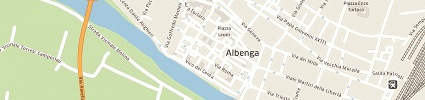 Mappa della impresa data service di bruzzone angela e c - sas a ALBENGA