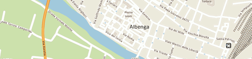 Mappa della impresa caffe' dei caruggi a ALBENGA