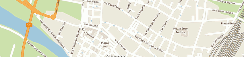 Mappa della impresa maggioli di di vita enzo a ALBENGA