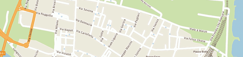 Mappa della impresa agenzia delle entrate a ALBENGA