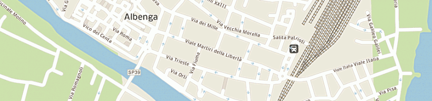 Mappa della impresa mantica nicoletta a ALBENGA