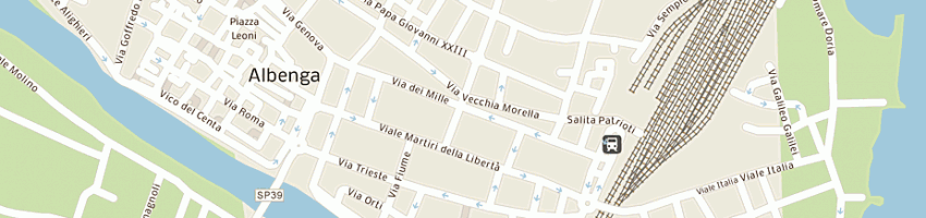 Mappa della impresa oreficeria angolo d'oro a ALBENGA