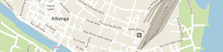 Mappa della impresa azienda sanitaria locale n2 -savonese- a ALBENGA