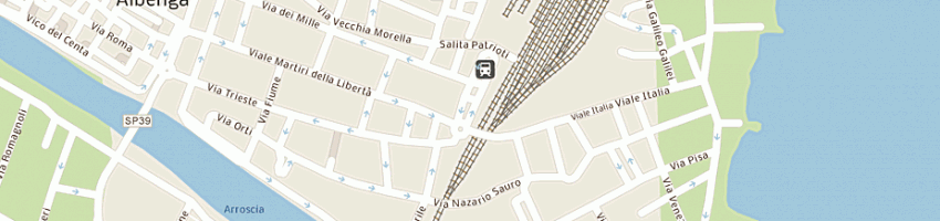 Mappa della impresa bar matteotti di fezza vincenzo e c snc a ALBENGA