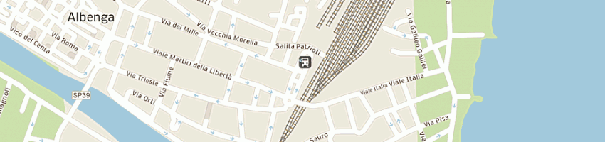 Mappa della impresa buffet della stazione di notarnicola p e c snc a ALBENGA