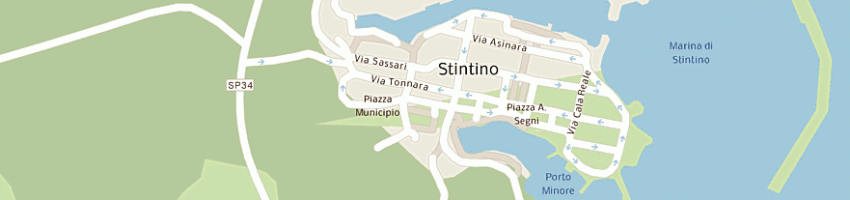 Mappa della impresa panipal (snc) a STINTINO