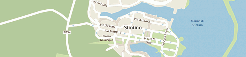 Mappa della impresa scano alessandra a STINTINO