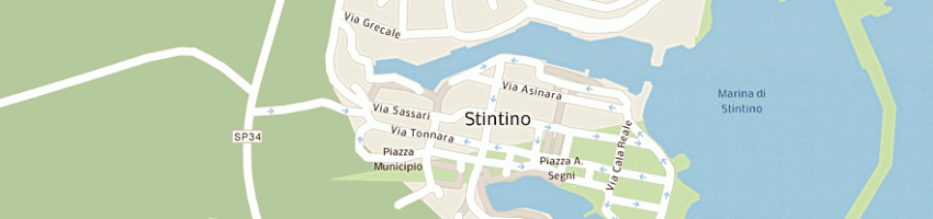 Mappa della impresa vabes (snc) a STINTINO