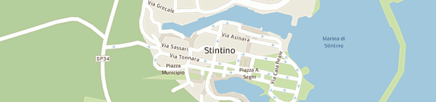 Mappa della impresa i fenicoteri a STINTINO