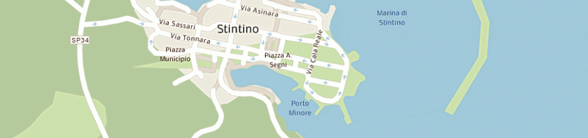 Mappa della impresa happy rock di stefano feliciotti a STINTINO