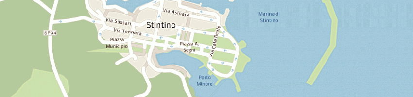 Mappa della impresa silden srl a STINTINO