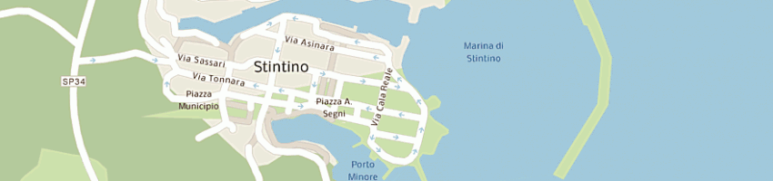 Mappa della impresa stin nautica di mariani antonio e c (snc) a STINTINO