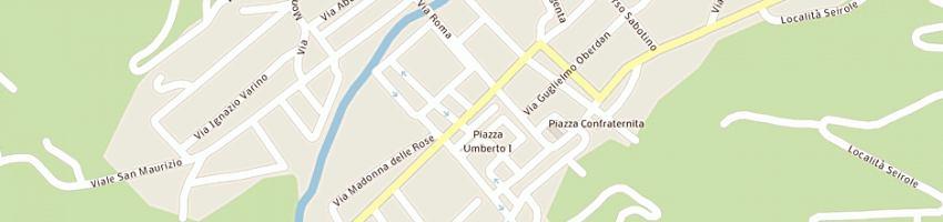 Mappa della impresa bar sport sas di testore giuseppina e c a SANTO STEFANO BELBO