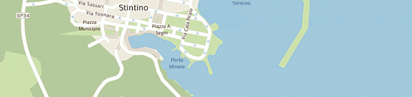 Mappa della impresa sema di denegri pietro e c snc a STINTINO