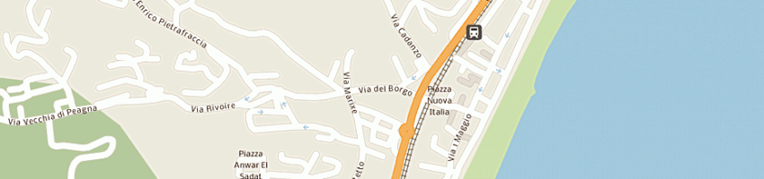 Mappa della impresa pizzeria spaghetteria al grillo a CERIALE