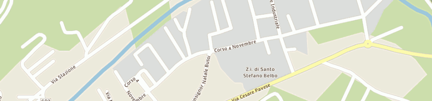 Mappa della impresa bugatti ufficio srl a SANTO STEFANO BELBO