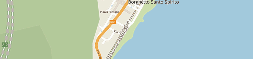 Mappa della impresa marexiano giuseppe e c snc a BORGHETTO SANTO SPIRITO