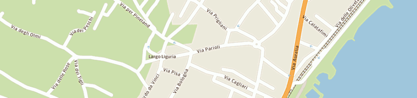 Mappa della impresa soc bar cin cin di perronace liliana e c snc a BORGHETTO SANTO SPIRITO