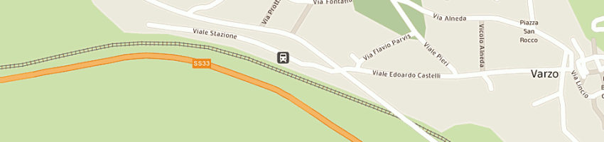 Mappa della impresa bar stazione a VARZO
