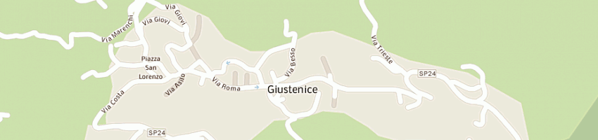 Mappa della impresa isetta mirko a GIUSTENICE