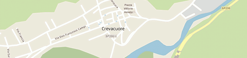 Mappa della impresa corallo salvatore a CREVACUORE
